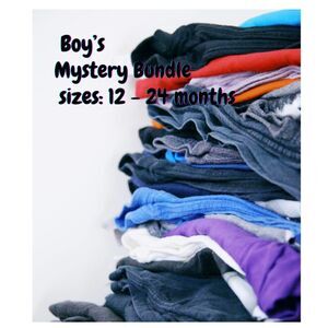 10pc Mystery Box Lot Bundle Mixed Boys Toddler Baby Infant Sizes 12 - 24 months